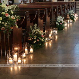 Dekoracja ślubna w Kościele w Lusowie