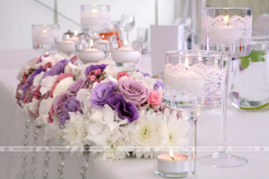Szkło, świece, kwiaty – ślubne dekoracje w Solei